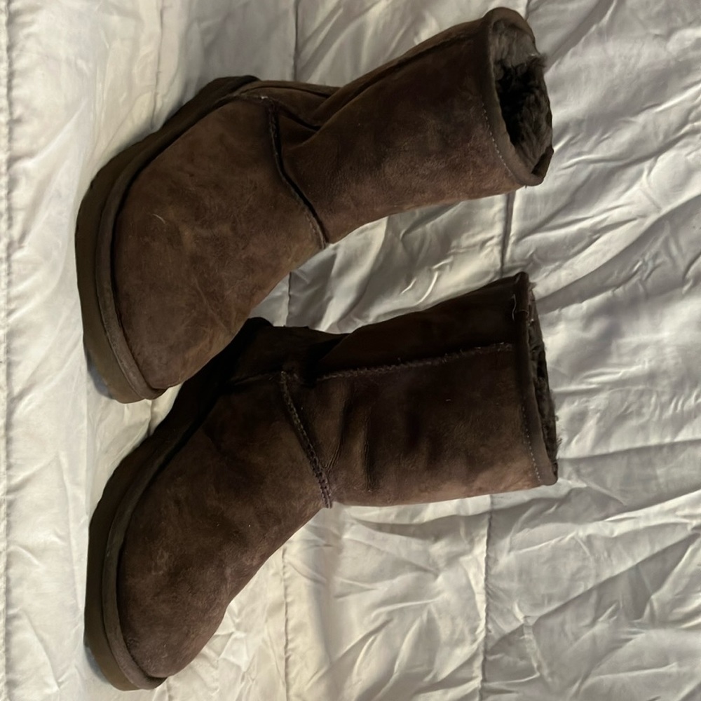 UGG # 5825 Classic chocolate brown .